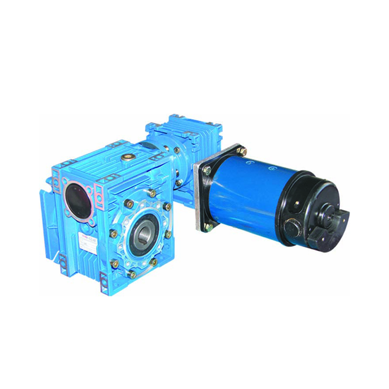 DC Dual Shaft Worm Gear Motor with Gearbox