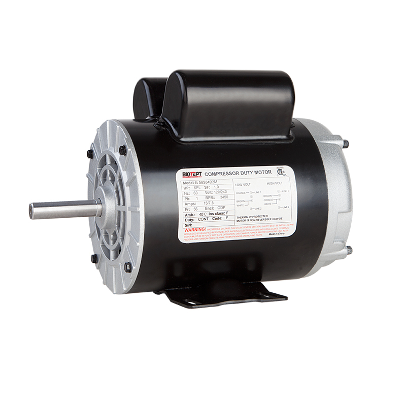 1/2 HP Air Compressor Duty Electric Motor 56 Frame 1725 RPM Single Phase
